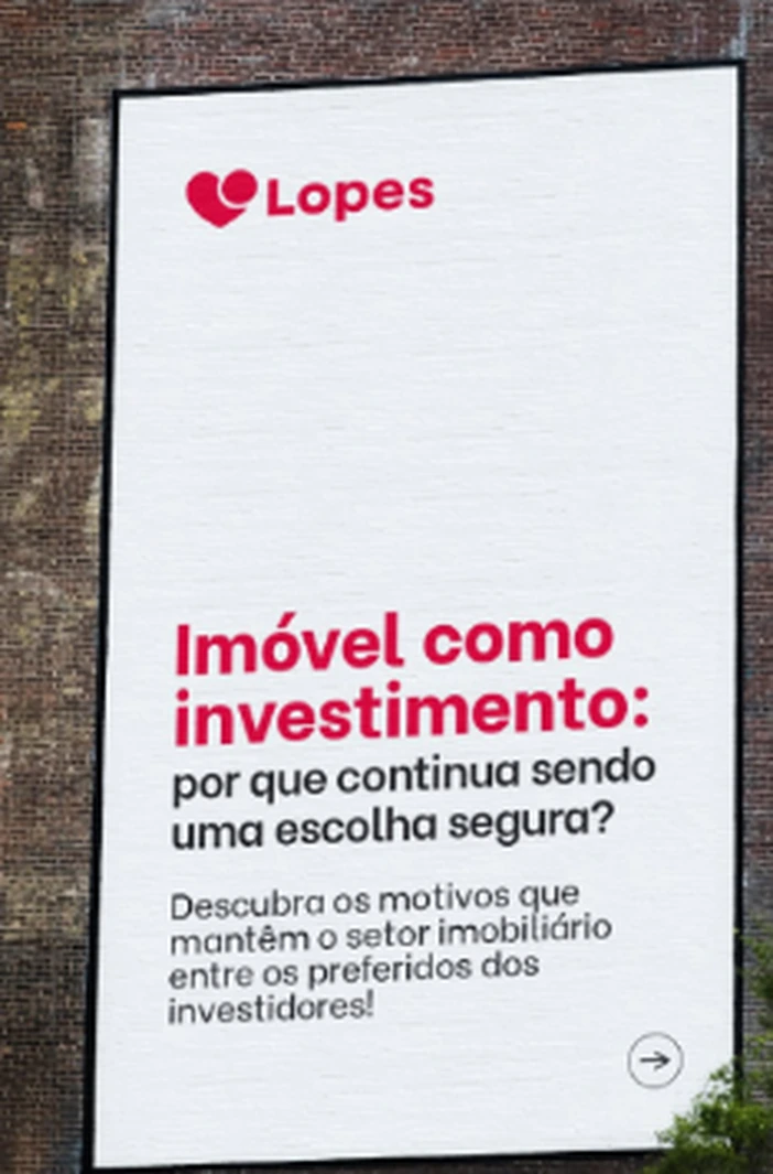 Lopes: campanha de imóvel como investimento em mídia exterior
